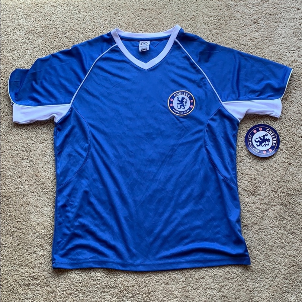 Chelsea FC warm up jersey.